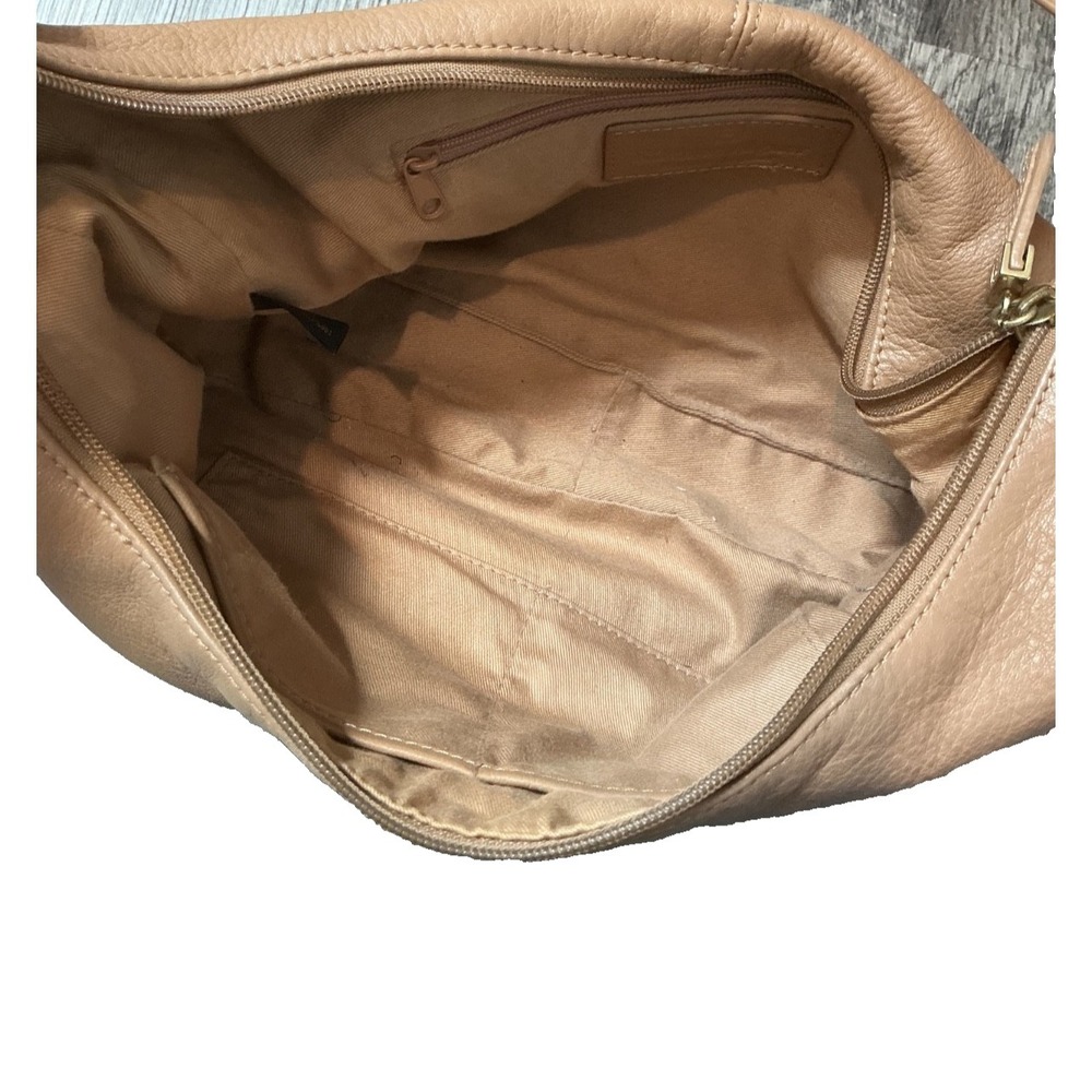 Vintage Etienne Aigner Leather Tan Brown Hobo Shoulder Handbag Purse One Handle - Picture 5 of 5